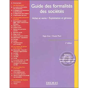 Guide des formalités des sociétés