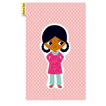 Lalita la petite indienne broch Marion Cocklico Mich le