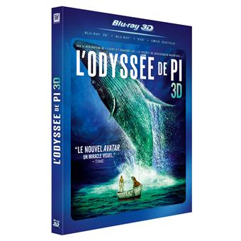 今季一番 L'odyssée de Pi Combo Blu-ray 3D + 2D + DVD - Ang Lee - Blu タイムセール