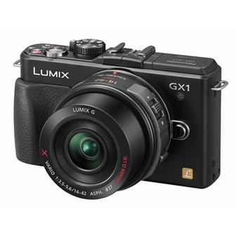 Panasonic Lumix DMC-GX1X Noir + Obj. Lumix G Vario OIS PowerZoom 14 - 42 mm f/ 3.5 - 5.6 ASPH.