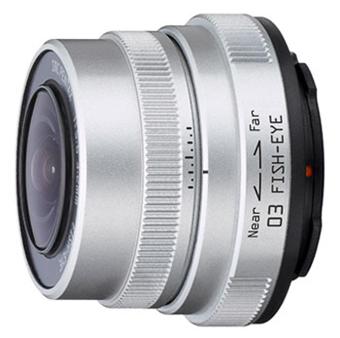 Pentax Q System Fish Eye 3,2 mm f/5.6 Argent, Dédié boîtier: Q Digital
