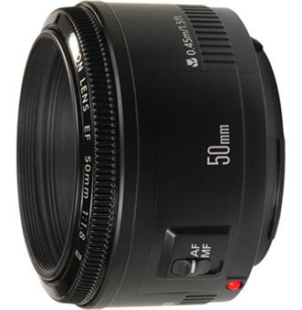 Canon EF STM Objectif Noir black, Reflex 50 mm Reflex 50 mm / f 1,8 