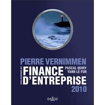 Vernimmen Pierre Finance D Entreprise Pdf
