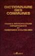 Dictionnaire des communes