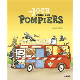 couverture de : jour chez les pompiers (un)