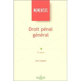 Droit pénal général
