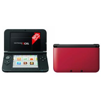 Console Nintendo 3DS XL - rouge + noire - 1