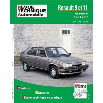 Revue technique automobile 443.4 Renault 9 et 11 (moteur 1721)