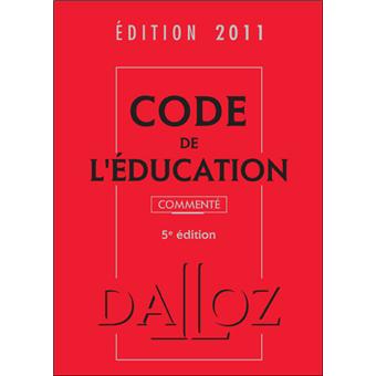 Code de l'éducation commenté