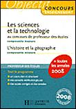 Les sciences et la technnologie au concours de professeur des écoles