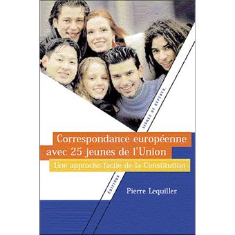Correspondance européenne avec 25 jeunes de l'Union