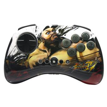 Mad Catz Street Fighter IV FightPad Ken Manette de jeu PC, Playstation 3 Noir