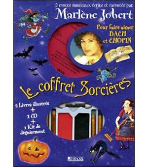 Le coffret Sorcières 2 livres illustrés avec un CD et un kit de déguisement - Livre CD - Marlène ...