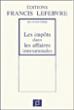 Les impôts dans les affaires internationales