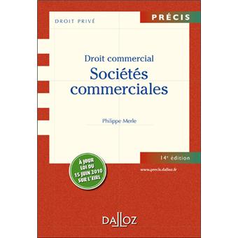Droit commercial : sociétés commerciales