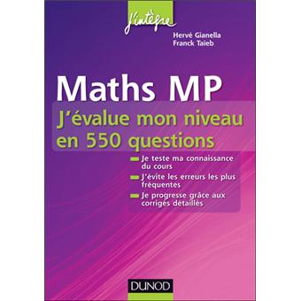 Maths MP : tests de cours - Poche - Hervé Gianella, Franck Taieb ...