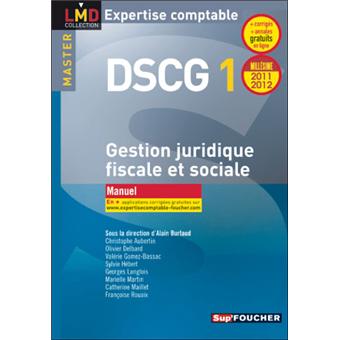 DSCG 1, Gestion juridique, fiscale et sociale, master - 1