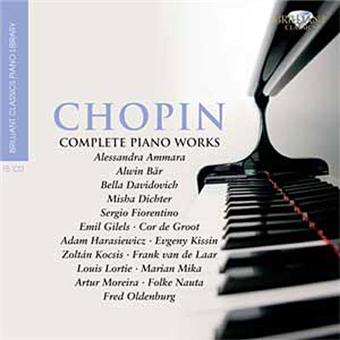 Œuvres pour piano (Intégrale) - Frédéric Chopin - CD album - Achat ...