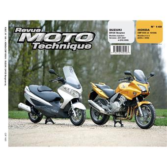 Revue moto technique 149.1 Suzuki UH125 Burgman injection 07/08 + Honda CBF1000 06/08