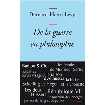 De la guerre en philosophie
