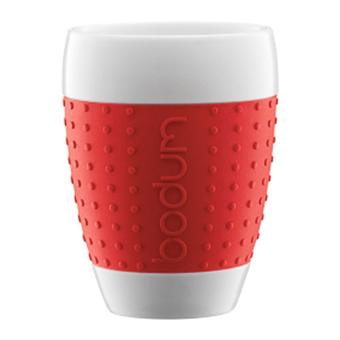 Bodum Pavina 11156-294 Set 2 Tasses 0,4 L Rouge - 1