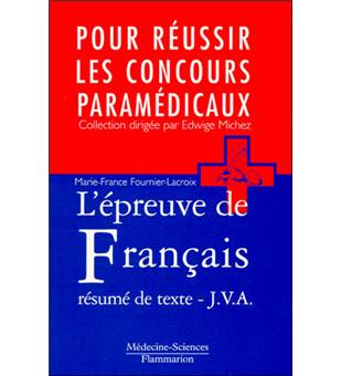 Epreuve de francais : resume de texte