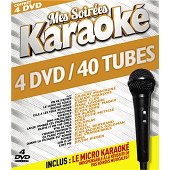 Mes soirées karaoké - Coffret 4 DVD - Inclus micro - DVD Zone 2 - tous les  DVD à la Fnac
