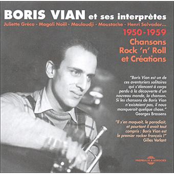 Boris Vian Juliette Greco Magali Noel Moustache Variete Francaise Cd Album Achat Prix Fnac