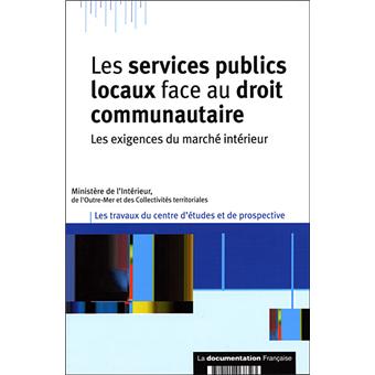 Services publics locaux face au droit communautaire