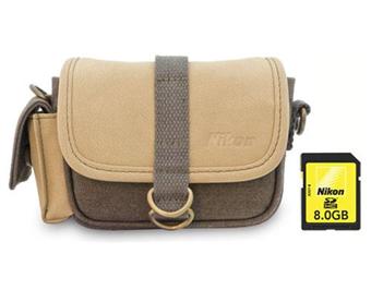 Nikon Kit Accessoires : Etui + Carte SDHC 8 Go, Dédié au CoolPix P310