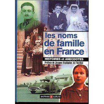 Les Noms De Famille En France