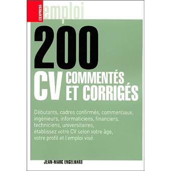 200 CV commentés et corrigés - 1
