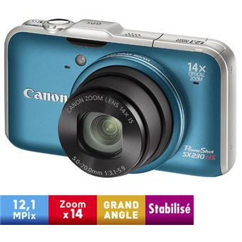 Canon PowerShot SX230 HS Bleu - Appareil photo compact - Achat