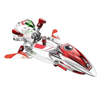 Meccano Space Chaos Titanium Hawk Silver Force