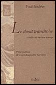 Conflits de lois dans le temps dissertation