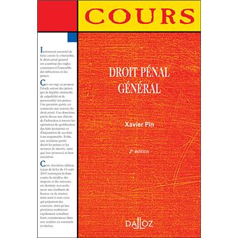 Droit pénal général