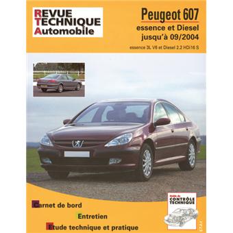 Revue technique automobile B708.5 Peugeot 607 05/00>07/04 essence Diesel