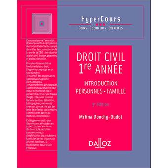 Droit civil 1ère année