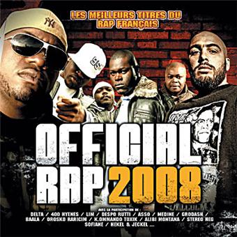 Official rap 2008 - Rap Français - CD album - Achat & prix | fnac