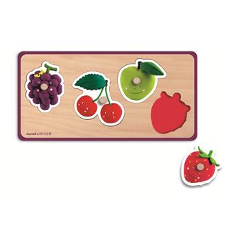 Puzzle En Bois Janod Quadrifruits 4 Pieces Puzzle Enfant Achat Prix Fnac