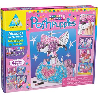 ORB Factory Sticky Mosaïque Chevaux - 4 Projets Autocollants, Plus De 2100 Pièces, Dès 5 Ans