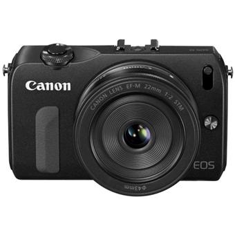 Canon EOS M Noir + Obj. EF-M STM 22 mm f/2.0 - livré avec le Flash