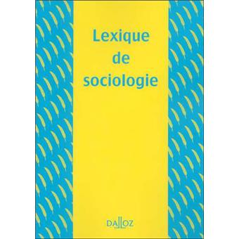 Lexique de sociologie - 1