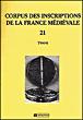 Corpus des inscriptions de la France médiéval - Yonne - 21 -  Collectif - broché