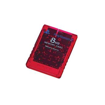 Sony carte mémoire rouge transparente pour PlayStation 2 - Autre
