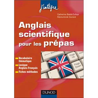 RÃ©sultat de recherche d'images pour "Anglais scientifique pour les prÃ©pas"