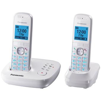 Panasonic KX-TGH222G - Téléphone sans fil avec répondeur 2 combinés - Comparer a Panasonic KX-TGH222G - Téléphone sans fil avec répondeur 2 combinés - Comparer a