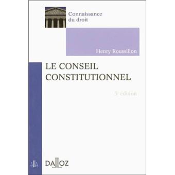Le Conseil Constitutionnel