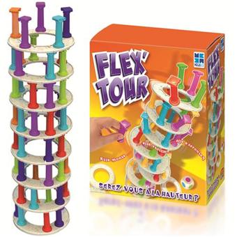 Gioco Flex Torre Di Megableu: Sfida Di Equilibrio Per 2-6 Giocatori | Divertimento Assicurato Dai 6 Anni - 5