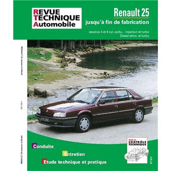 Revue technique automobile 730.1 Renault 25 essence / Diesel